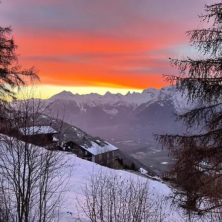 Sur Le Bisse De Vex, A Cote Des Remontees